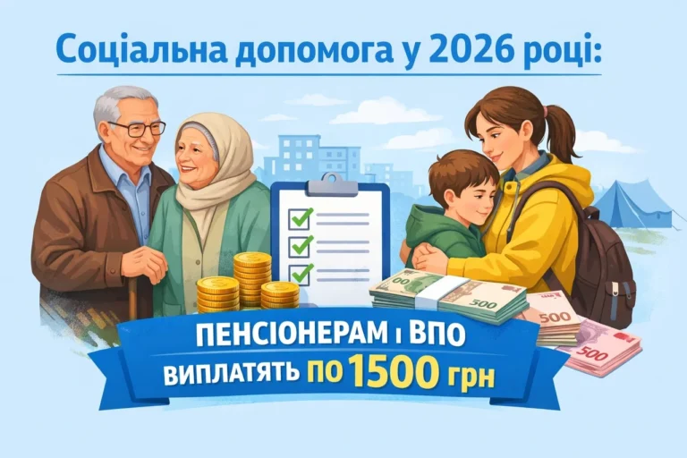 Допомога пенсіонерам у 2026 році: повний гід підтримки