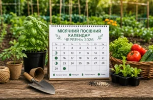 Посівний календар на червень місяць