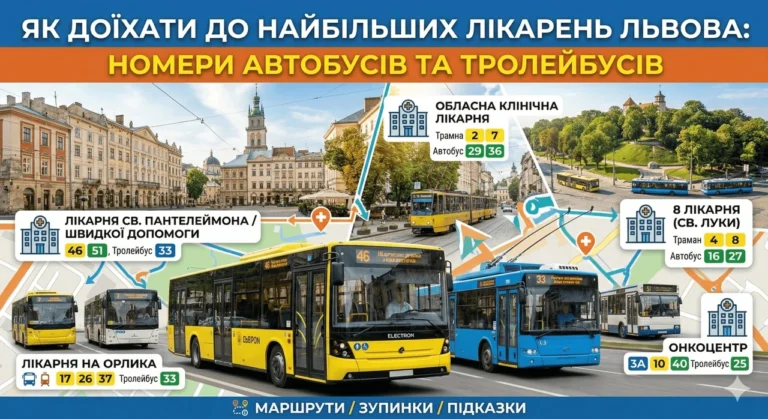 12 маршрутка Львів: маршрут, зупинки й розклад