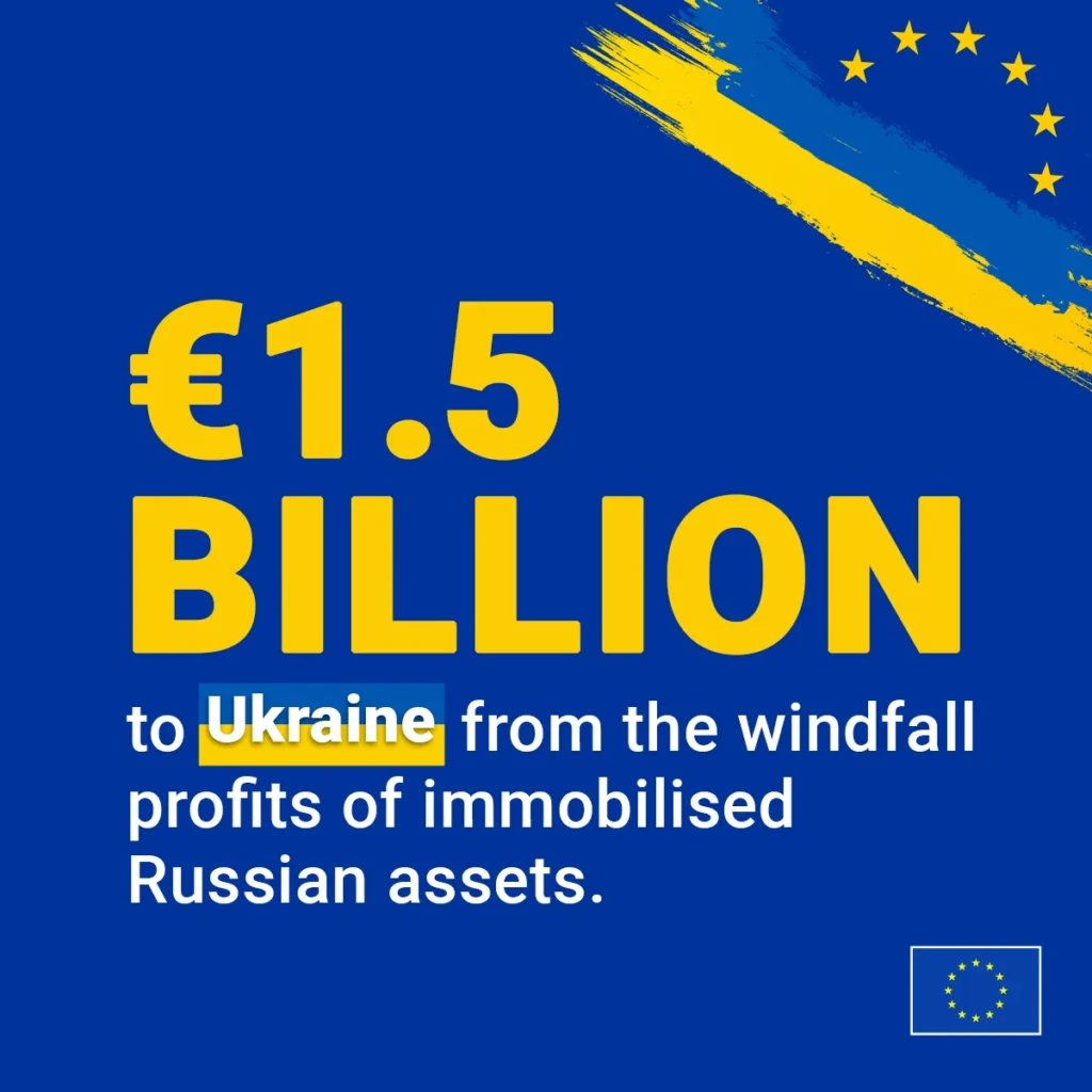 «Росія має заплатити»: Україна отримає ще 1,4 млрд євро з активів Кремля