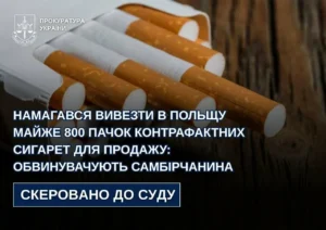 Самбірчанин ховав 770 пачок сигарет у фурі: справу передали до суду