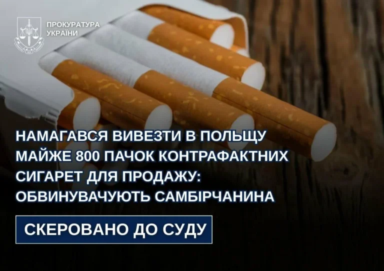 Самбірчанин ховав 770 пачок сигарет у фурі: справу передали до суду